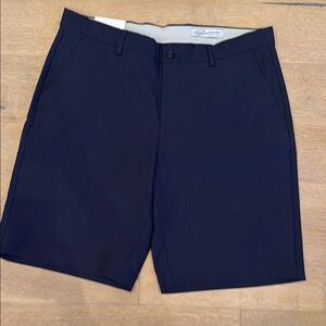 Greg Norman Collection Blue Flat Front Shorts Versatile Style